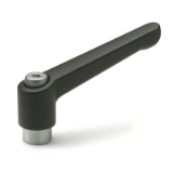 GN 300.1 - ELESA-Adjustable handles with threaded hole