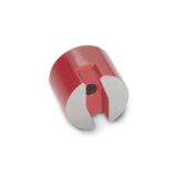 RMQ - ELESA-Cylindric retaining magnets with pass-through hole