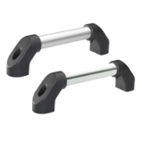 RH-RS - ELESA-Tubular handles front mounting